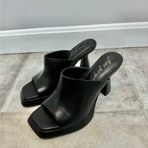 Free People Caviar Platform Slide Sandal